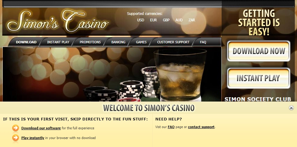 Simon Says Casino